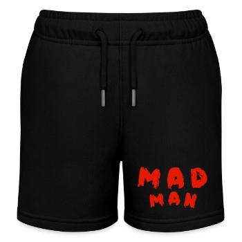 HOMME FOU / TRASH HOUSE NIKKY / TOM REMO / 2024 - Short de jogging enfant bio Stanley/Stella - noir - Devant