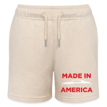 CHEVELLE MADE IN AMERICA - Short de jogging enfant bio Stanley/Stella - écru doux - Devant