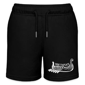 Northman - Kinder Organic Joggingshorts Mini Bolter von Stanley/Stella - Schwarz - Vorne