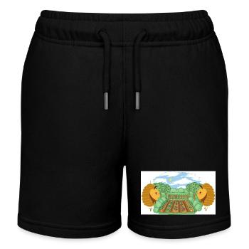 Jardin, Abeilles, Miel, Insectes, Insectes, Apiculteur - Short de jogging enfant bio Stanley/Stella - noir - Devant