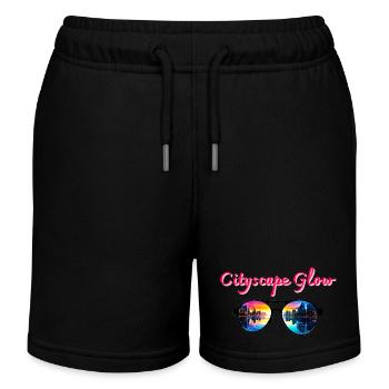 Cityscape Glow, Lunettes de soleil - Short de jogging enfant bio Stanley/Stella - noir - Devant