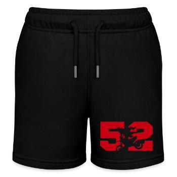 Moto 52 Biker - Kinder Organic Joggingshorts Mini Bolter von Stanley/Stella - Schwarz - Vorne