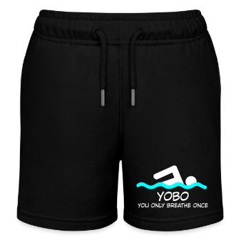 Nager - Short de jogging enfant bio Stanley/Stella - noir - Devant