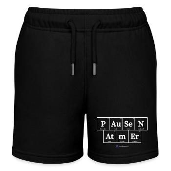 Pausen Atmer (dunkle Stoffe) - Kinder Organic Joggingshorts Mini Bolter von Stanley/Stella - Schwarz - Vorne