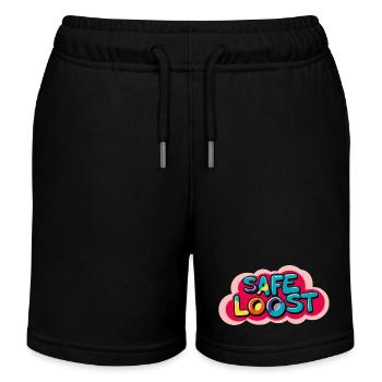 Sicheres Beuten - Kinder Organic Joggingshorts Mini Bolter von Stanley/Stella - Schwarz - Vorne