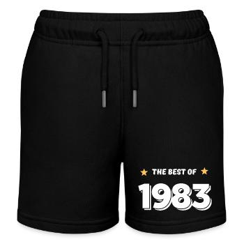 Best of 1983 - Short de jogging enfant bio Stanley/Stella - noir - Devant