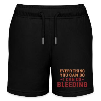 Féminisme Dicton Cadeau Vintage Émancipation - Short de jogging enfant bio Stanley/Stella - noir - Devant