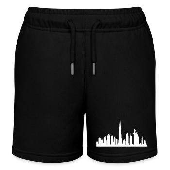 Horizon de Dubaï - Short de jogging enfant bio Stanley/Stella - noir - Devant