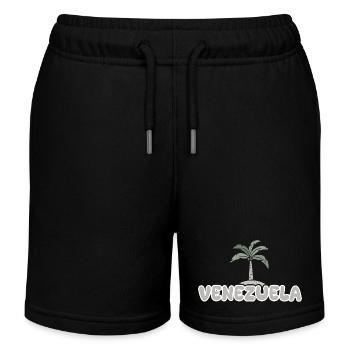 Cadeau pour le Venezuela - Short de jogging enfant bio Stanley/Stella - noir - Devant