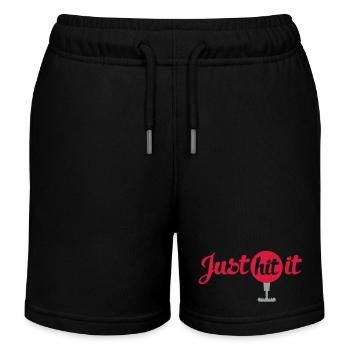 vague - Short de jogging enfant bio Stanley/Stella - noir - Devant