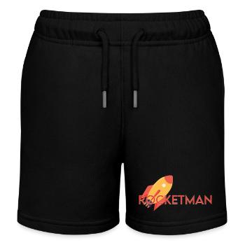 Rocketman - Short de jogging enfant bio Stanley/Stella - noir - Devant