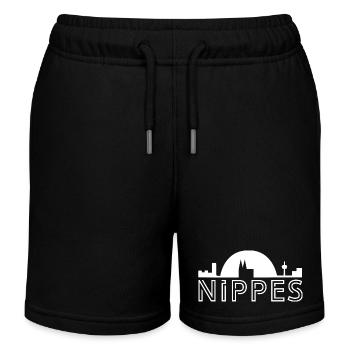Köln Nippes Veedelstuff - T-Shirts & mehr - Kinder Organic Joggingshorts Mini Bolter von Stanley/Stella - Schwarz - Vorne