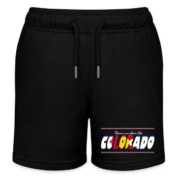Colorado : Pas d’endroit comme Colorado - Short de jogging enfant bio Stanley/Stella - noir - Devant