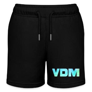 VDM - Kids Organic Sweat Shorts by Stanley/Stella - black - Front