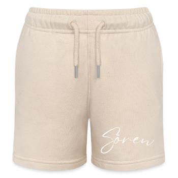 Nom de Sören avec S Nom du garçon Naissance Baby Shower Garçon - Short de jogging enfant bio Stanley/Stella - écru doux - Devant