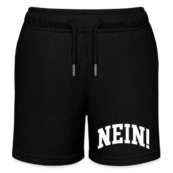 Non - Short de jogging enfant bio Stanley/Stella - noir - Devant