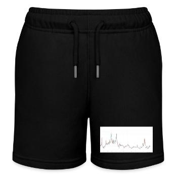 T-shirt graphique « Share The Gains » - Short de jogging enfant bio Stanley/Stella - noir - Devant