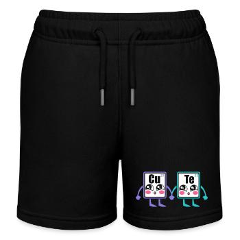 Chimie Chimiste Professeur de chimie Dire science - Short de jogging enfant bio Stanley/Stella - noir - Devant
