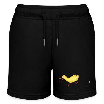 Canard laqué - Short de jogging enfant bio Stanley/Stella - noir - Devant