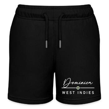 Dominique - Antilles - Caraïbes - Short de jogging enfant bio Stanley/Stella - noir - Devant