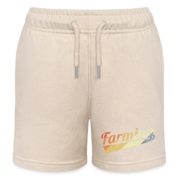 Farmer Vintage Look - Short de jogging enfant bio Stanley/Stella - écru doux - Devant