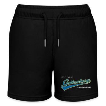 Ich habe mich in Göteborg verlaufen und es geliebt - Kinder Organic Joggingshorts Mini Bolter von Stanley/Stella - Schwarz - Vorne