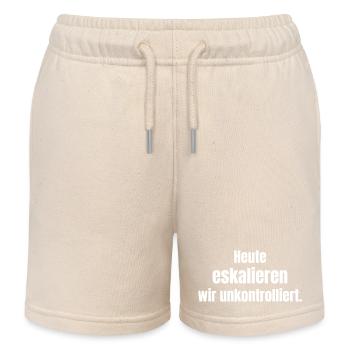 Aujourd’hui, la situation s’aggrave de façon incontrôlable - Short de jogging enfant bio Stanley/Stella - écru doux - Devant