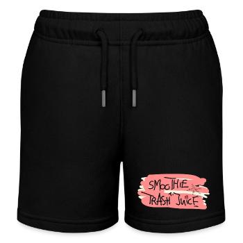 I Love Smoothies Juice Saft Frucht Kinder - Kinder Organic Joggingshorts Mini Bolter von Stanley/Stella - Schwarz - Vorne