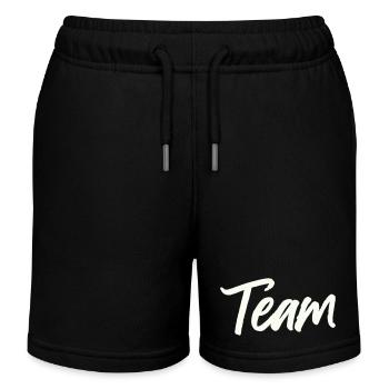 Équipe - Short de jogging enfant bio Stanley/Stella - noir - Devant