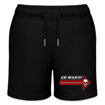 Düsterer Schädelpfeil mit Stab Er Wars - Kinder Organic Joggingshorts Mini Bolter von Stanley/Stella - Schwarz - Vorne