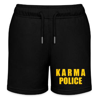 Karma police - Short de jogging enfant bio Stanley/Stella - noir - Devant