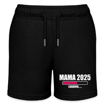 Mama 2025 - Kids Organic Sweat Shorts by Stanley/Stella - black - Front