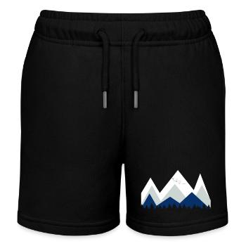 Ski - Kinder Organic Joggingshorts Mini Bolter von Stanley/Stella - Schwarz - Vorne
