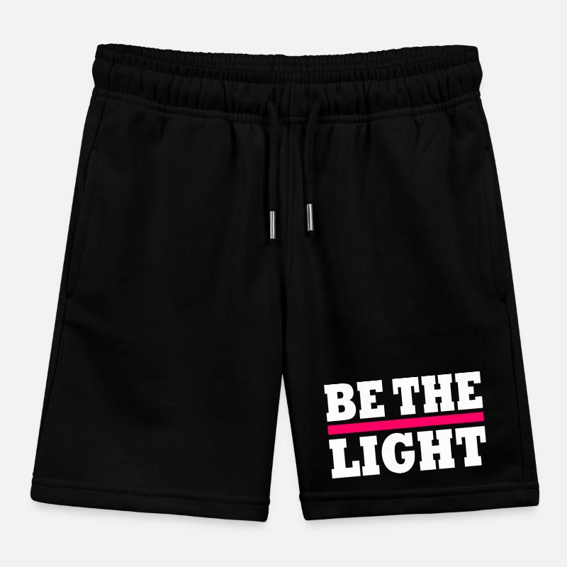 Be the light Kids Organic Sweat Shorts by Stanley/Stella