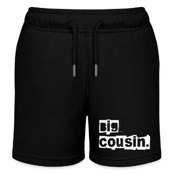 Le Grand Cousin - Short de jogging enfant bio Stanley/Stella - noir - Devant