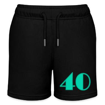 40 JAHRE. 40-jähriges Jubiläum. GEBURTSTAG 40 JAHRE. 40 - Kinder Organic Joggingshorts Mini Bolter von Stanley/Stella - Schwarz - Vorne