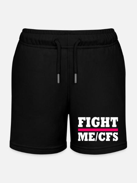 Me/cfs - fight me/cfs - Kinder Organic Joggingshorts Mini Bolter von Stanley/Stella - Schwarz