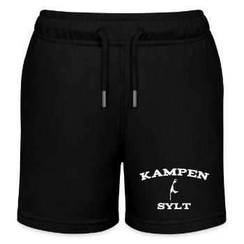 Sylt - Nordsee - Deutschland - Kampen - Insel - Kinder Organic Joggingshorts Mini Bolter von Stanley/Stella - Schwarz - Vorne