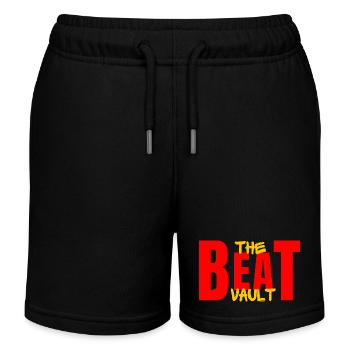 The Beat Vault - Bold - Kids Organic Sweat Shorts by Stanley/Stella - black - Front