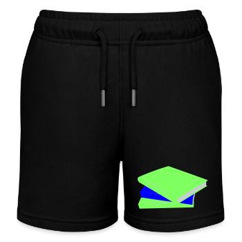 livres - Short de jogging enfant bio Stanley/Stella - noir - Devant