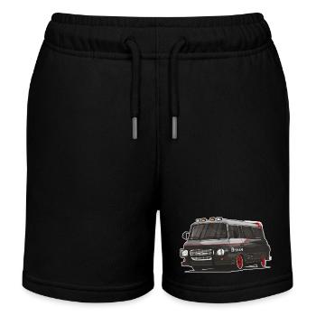 Barkas B1000 // Illustration - Short de jogging enfant bio Stanley/Stella - noir - Devant