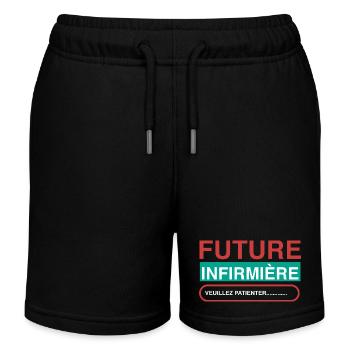 Zukünftige Krankenschwester - Kinder Organic Joggingshorts Mini Bolter von Stanley/Stella - Schwarz - Vorne