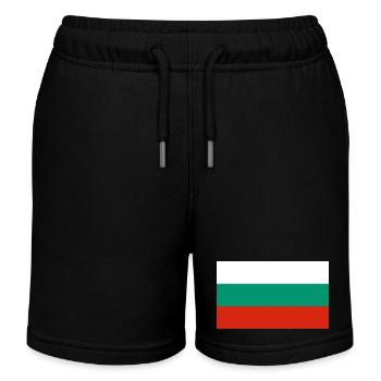 Bulgaria - Kids Organic Sweat Shorts by Stanley/Stella - black - Front