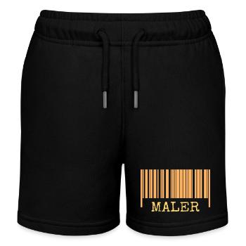 Maler - Kinder Organic Joggingshorts Mini Bolter von Stanley/Stella - Schwarz - Vorne