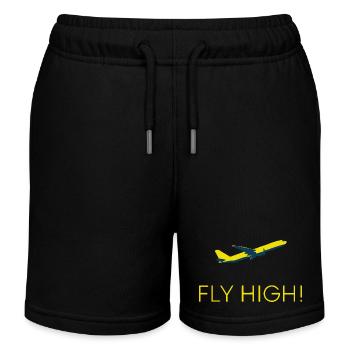 AVIONS - Short de jogging enfant bio Stanley/Stella - noir - Devant