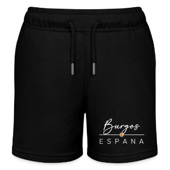 Espagne - Burgos - Espagne - España - Short de jogging enfant bio Stanley/Stella - noir - Devant
