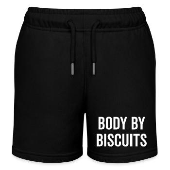 Körper von Biscuits - Kinder Organic Joggingshorts Mini Bolter von Stanley/Stella - Schwarz - Vorne