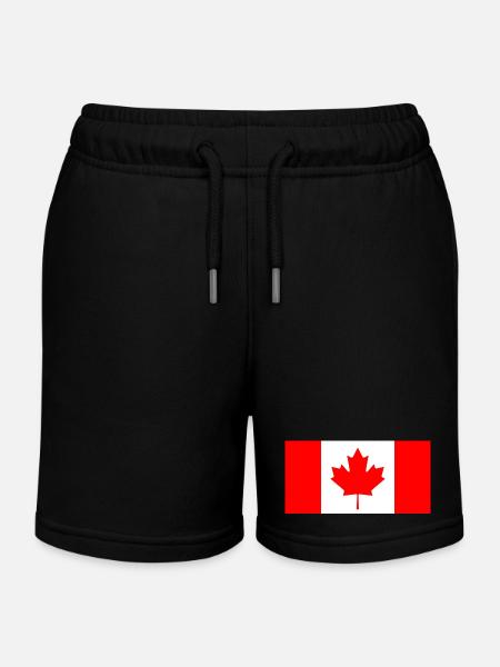 Canada - Short de jogging enfant bio Stanley/Stella - noir