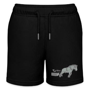 kaltblutzieht - Kinder Organic Joggingshorts Mini Bolter von Stanley/Stella - Schwarz - Vorne
