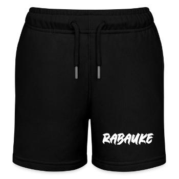 Rabauke - Kinder Organic Joggingshorts Mini Bolter von Stanley/Stella - Schwarz - Vorne